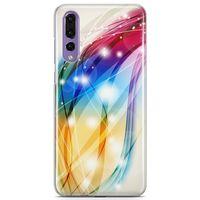 Huawei P20 Pro Kılıf Renkli Fiyonklar Arka Kapak Koruma Desenli Full Koruyucu