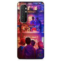 Retro (33) Desen Hybrid Kılıf Renkli Xiaomi Mi Note 10 Lite Kılıf