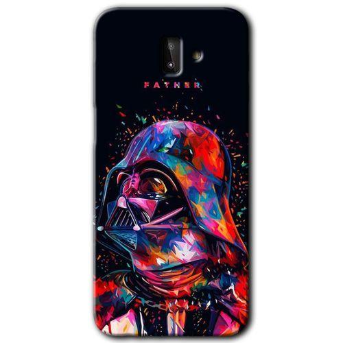 Galaxy J8 Kılıf HD Desen Baskılı Arka Kapak - Father Vader + Kırılmaz Cam