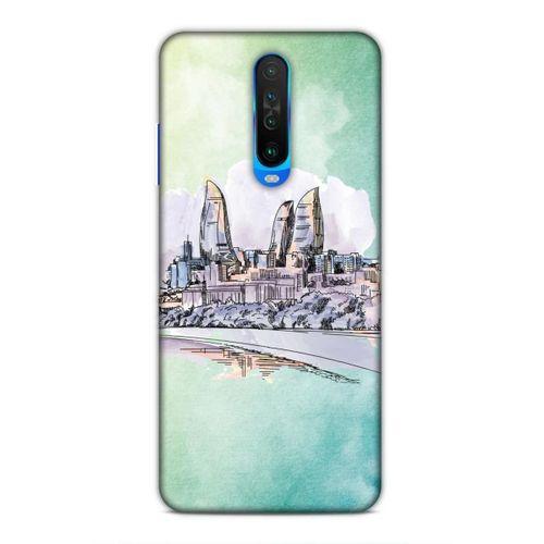 Xiaomi Redmi K30 Uyumlu Kılıf Azarbaijan (2) Kabı Baki Silüet