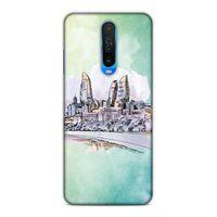 Xiaomi Redmi K30 Uyumlu Kılıf Azarbaijan (2) Kabı Baki Silüet