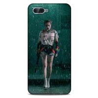 Oppo Rx17 Neo Uyumlu Kılıf Harley Quinn (12) Koruyucu Silikon Yeşil Yağmur