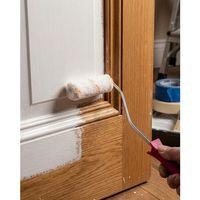 Profesyonel Mini Boya Rulosu 10 Cm Boya Fırça Seti 6 Yedek Rulo Hediyeli