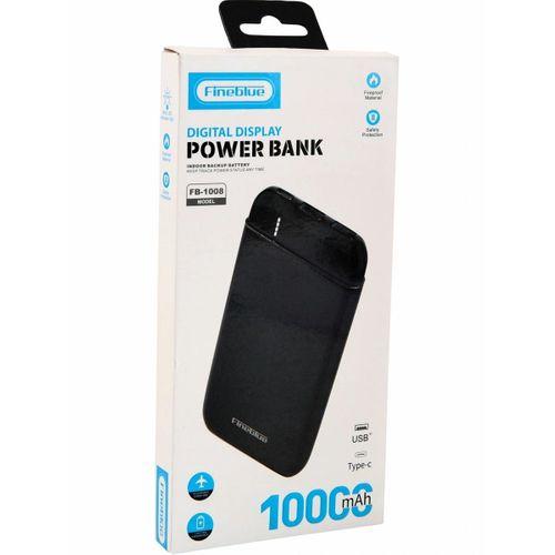 Fineblue FB-1008 Powerbank 10000 Mah Digital Display Type-C Usb