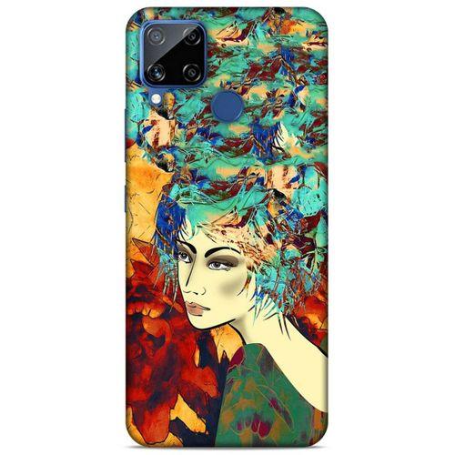 Lopard Oppo Realme C15 Uyumlu Kılıf Sürreal Yüzler ♀ (21) Koruyucu Kapak Baskılı
