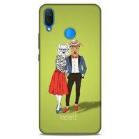 Huawei Psmart 2019 Kılıf FunnyMaX (14) Lansman Kılıf Fıstık Yeşili