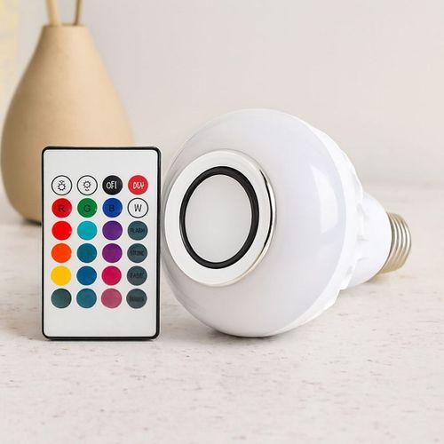 Kumandalı RGB LED Ampul Bluetooth Hoparlör 7W/3W