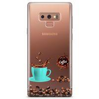 Samsung Galaxy Note 9 Kılıf Coffe Time Arka Kapak Koruma Desenli Full Koruyucu