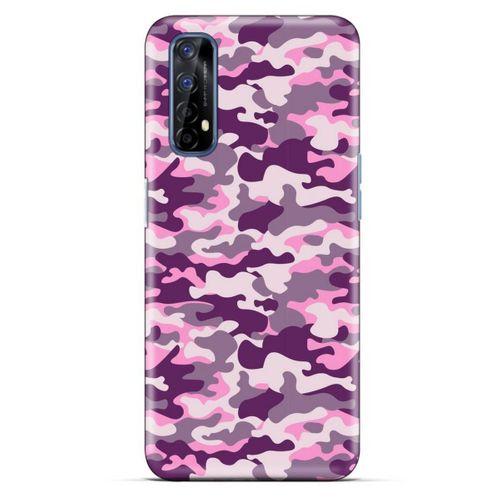 Realme 7 Uyumlu Kılıf Mor Delisi (23) Ultra Koruma Kılıfı Kamuflaj