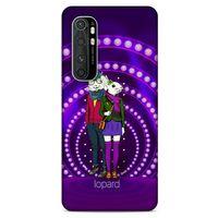 Xiaomi Mi Note 10 Lite Kılıf FunnyMaX (33) Hybrid Kılıf Mor Tavşan