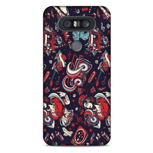 Retro (6) Desen Silikon Kılıf Renkli LG K41S - K51S Kılıf