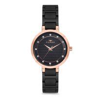 Ferro 33 mm Siyah Çelik Kordon Kadın Kol Saati F81969A-900-R F81969A-900-R
