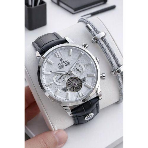 Reward İtalyan Bileklik Hediyeli Deri Kordon Otomatik Mekanizma 5 Atm Erkek Kol Saati W.147667.3