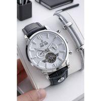 Reward İtalyan Bileklik Hediyeli Deri Kordon Otomatik Mekanizma 5 Atm Erkek Kol Saati W.147667.3