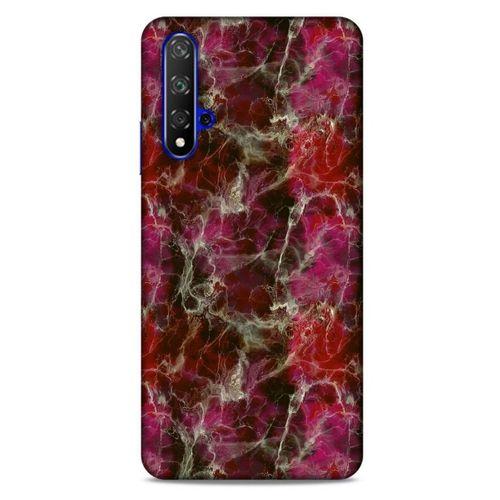 Mermer Desenli (40) Tema Fit Silikon Kılıf Menekşe Huawei P Smart S Y8P Kılıf
