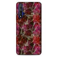 Mermer Desenli (40) Tema Fit Silikon Kılıf Menekşe Huawei P Smart S Y8P Kılıf