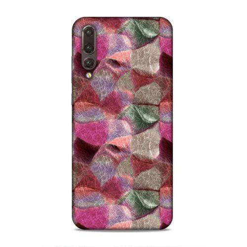 Huawei P20 Pro Uyumlu Kılıf Romans (30) Silicone Case Pembe Yeşil