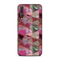 Huawei P20 Pro Uyumlu Kılıf Romans (30) Silicone Case Pembe Yeşil