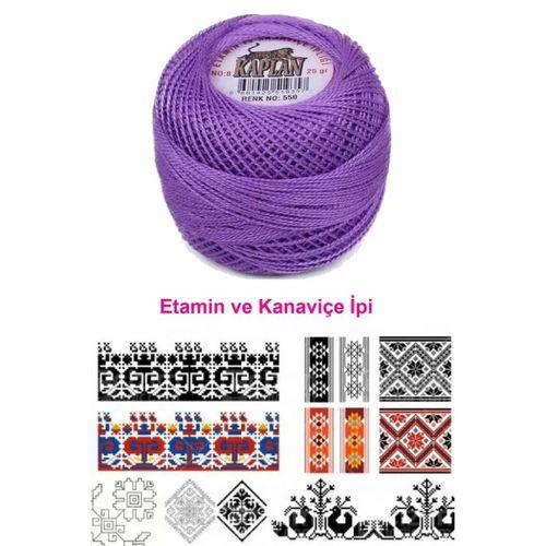 Kaplan Etamin Ve Kanaviçe İpi 8 No Kod/Renk: 550 - Royaleks