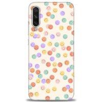 Xiaomi Mi A3 Kılıf HD Baskılı Kılıf - Gülen Yüzler + Tam Ekran Koruyucu