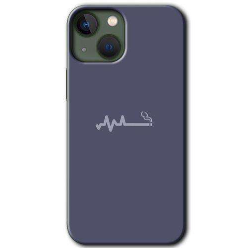 iPhone 13 Mini Kılıf HD Desen Baskılı Arka Kapak - Sigara Zararlıdır