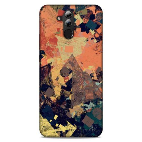 Lopard Huawei Mate 20 Lite Uyumlu Kılıf Soyut Sanat (35) Baskılı Fit Design Kılıf