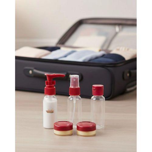 Seyahat İçin 5’li Şeffaf Kozmetik Organizer Seti