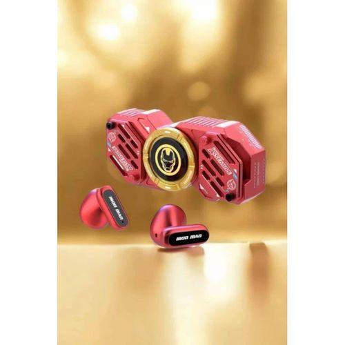 Kırmızı Kablosuz Bluetooth Kulaklık Stres Çarklı  Kulaklığı