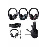 Mikrofonlu  Kulaklık  Kulaklığı Yüksek Ses Kaliteli Stereo Yumuşak Yastıklar