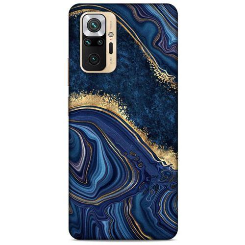Xiaomi Redmi Note 10 Pro Uyumlu Kılıf Mavi Delisi (1) Kılıfı Mermer