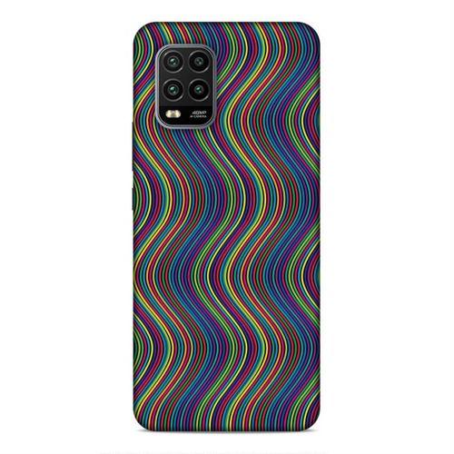 Xiaomi Mi 10 Lite Kılıf Soyut Geometri Arka Kapak Silikon Koruma Full Koruyucu