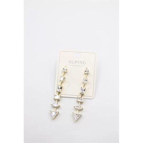 Taşlı Küpe - Altın