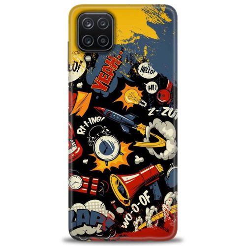 Samsung Galaxy M12 Kılıf HD Baskılı Kılıf - Z Zum! + Tam Ekran Koruyucu