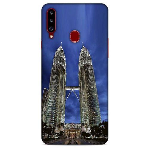Samsung Galaxy A20s Kılıf Dünya Mimarisi (20) Koruyucu Kılıf Petronas Kuleleri Malezya