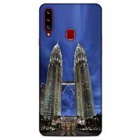 Samsung Galaxy A20s Kılıf Dünya Mimarisi (20) Koruyucu Kılıf Petronas Kuleleri Malezya