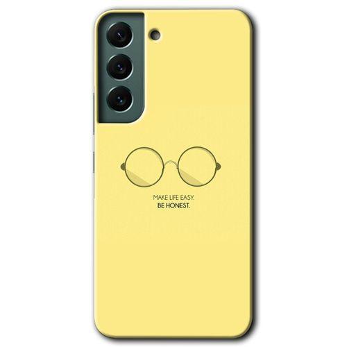 Samsung Galaxy S22 Plus Kılıf HD Desen Baskılı Arka Kapak - Be Honest