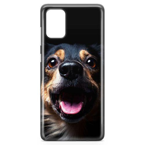 Samsung Galaxy A71 Kılıf Spaniel Arka Kapak Koruma Desenli Full Koruyucu