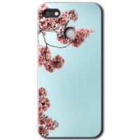 General Mobile GM 8 Go HD Baskılı Kılıf + 9D Tam Ekran Koruyucu - Japon Çiçeği