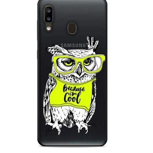 Zoologix (35) Samsung Galaxy A20 Şeffaf Kılıf Silikon Desenli