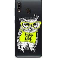Zoologix (35) Samsung Galaxy A20 Şeffaf Kılıf Silikon Desenli