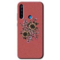 Redmi Note 8T Kılıf HD Desen Baskılı Arka Kapak - Retro Çiçek
