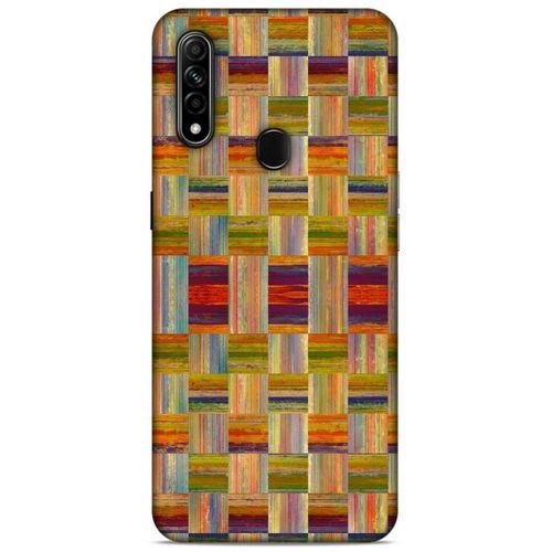 Lopard Oppo A31 Uyumlu Kılıf Wood'X (49) Ultra Silikon Kılıf Baskılı