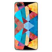 Oppo A79 Kılıf Pastel Renkler (25) Antişok Kapak Mavi Sarı