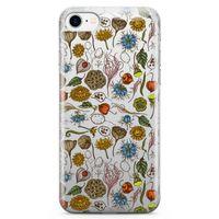 Apple iPhone 8 Kılıf Çörek Otu Arka Kapak Koruma Desenli Full Koruyucu