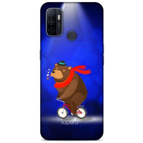 Huawei P40 Kılıf FunnyMaX (43) Thin Fit Kılıf Lacivert Ayılı