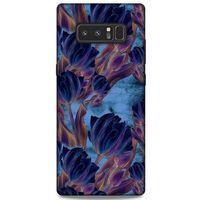Samsung Galaxy Note 8 Uyumlu Kılıf Mavi Delisi (49) Ultra Silikon Kılıf Lale