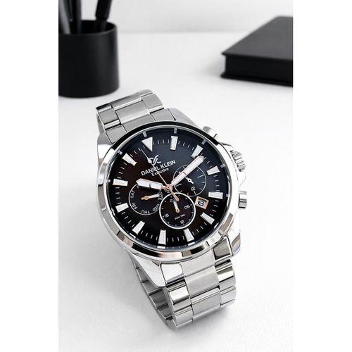 Daniel Klein Erkek Kol Saati 30 Metre Suya Dayanıklı Çelik Kordon + Bileklik Hediyeli VS.BLKT.0872