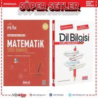 Ünlü Yayıncılık AYT Matematik Best Peak ve AKM Dil Bilgisi Soru Bankası Seti 2 Kitap