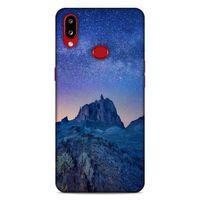 Lopard Samsung Galaxy A10s Uyumlu Kılıf Gece'S (40) Fit Silikon Kılıf Mavi Gece