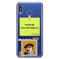 Samsung Galaxy M20 Kılıf Caps Özdemir Asaf Arka Kapak Koruma Desenli Full Koruyucu